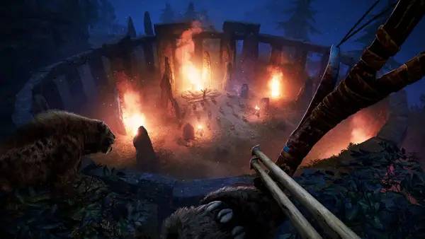 Интерфейс Far Cry Primal во время прохождения