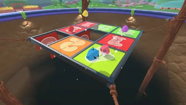 Интерфейс Feather Party во время прохождения