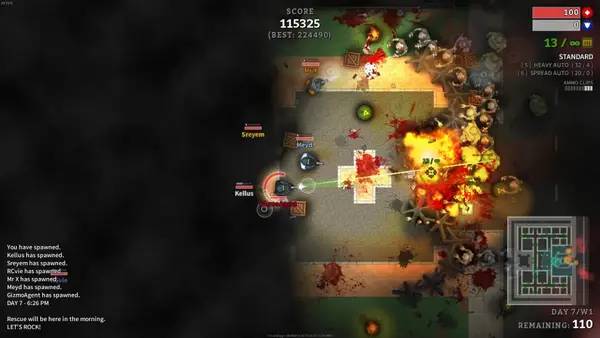 Интерфейс Final Days во время прохождения