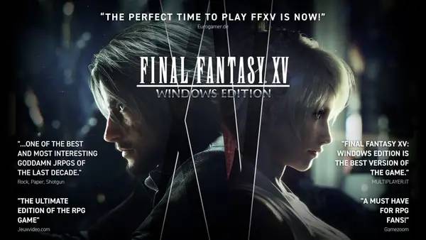 Интерфейс FINAL FANTASY 15 WINDOWS EDITION во время прохождения