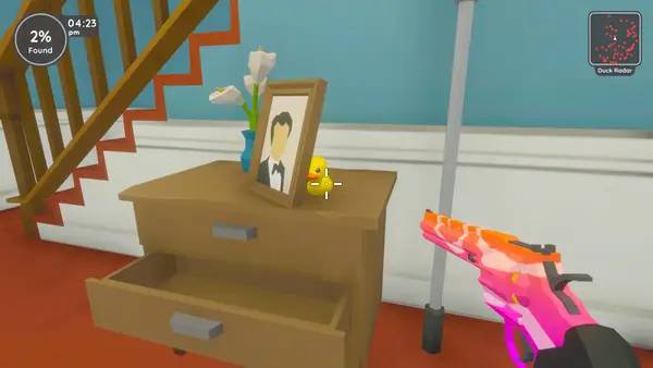 Интерфейс Find 100 Ducks and Blast Them! во время прохождения