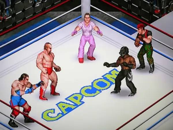 Интерфейс Fire Pro Wrestling Returns во время прохождения