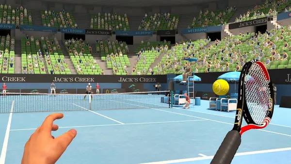Интерфейс First Person Tennis - The Real Tennis Simulator во время прохождения