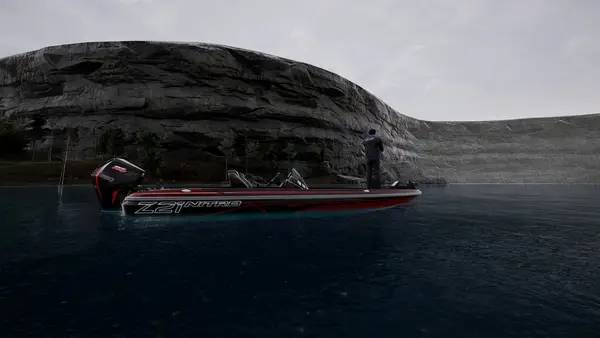 Интерфейс Fishing Sim World  Bass Pro Shops Edition во время прохождения