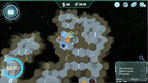 Интерфейс Folding Edge во время прохождения