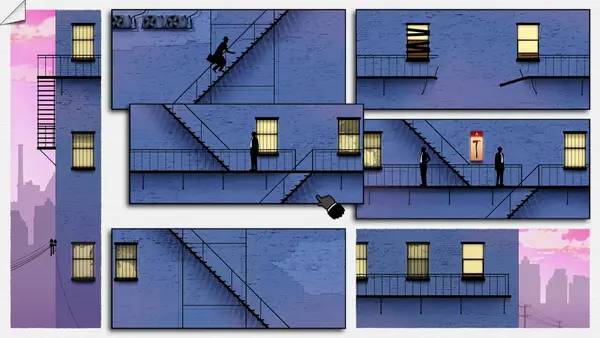 Интерфейс FRAMED Collection во время прохождения