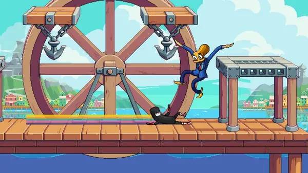 Интерфейс Fraymakers во время прохождения