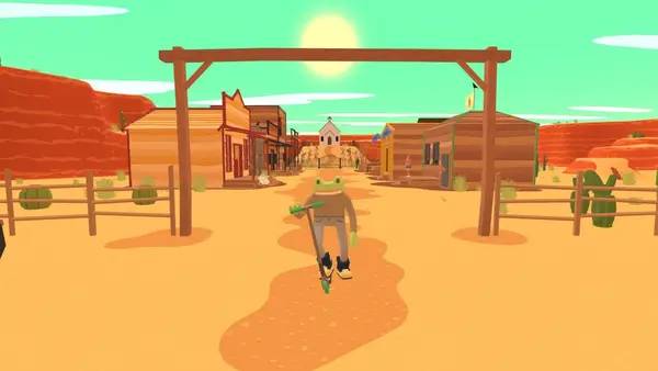 Интерфейс Frog Detective 3  Corruption at Cowboy County во время прохождения