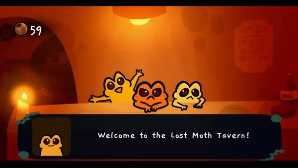 Интерфейс Frogsong во время прохождения