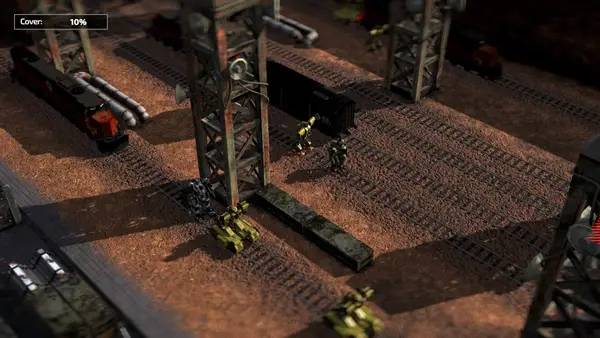 Интерфейс FRONT MISSION 1st Remake во время прохождения