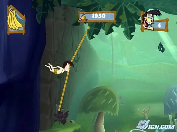 Интерфейс George of the Jungle and the Search for the Secret во время прохождения