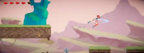 Интерфейс Gjana's World во время прохождения