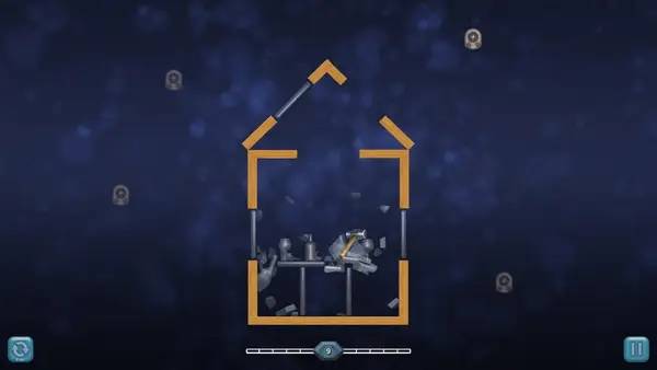 Интерфейс GlassSmash 2 во время прохождения