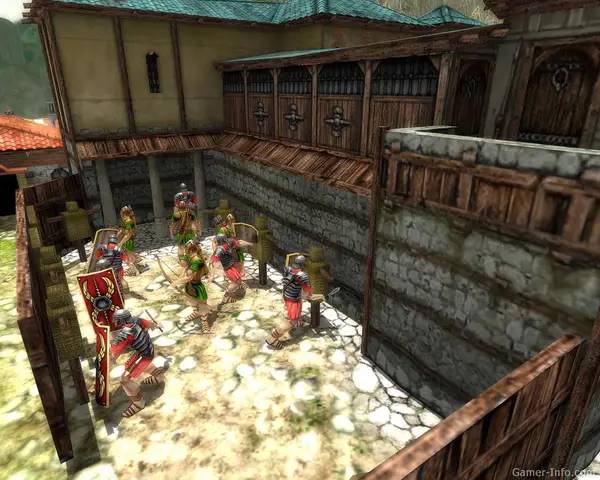 Интерфейс Glory of the Roman Empire во время прохождения