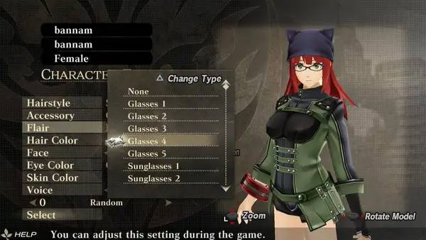 Интерфейс GOD EATER Resurrection во время прохождения