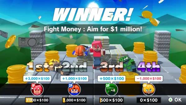 Интерфейс Goonya Fighter во время прохождения