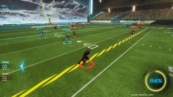 Интерфейс Gridiron во время прохождения