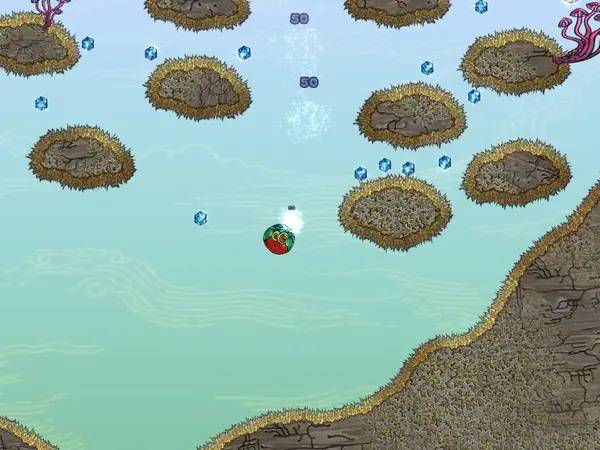 Интерфейс Gumboy - Crazy Adventures во время прохождения