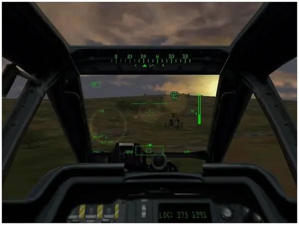 Интерфейс Gunship! Война в небе во время прохождения