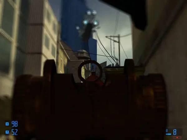 Интерфейс Half-Life 2 - SMOD во время прохождения