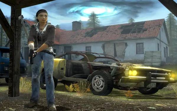 Интерфейс Half-Life 2 Episode Two во время прохождения