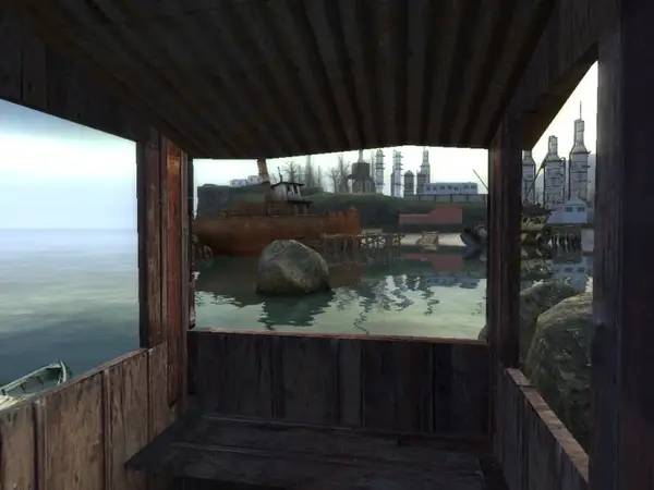Интерфейс Half-Life 2 Lost Coast во время прохождения