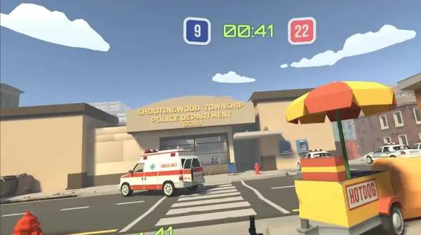 Интерфейс Headshot VR во время прохождения