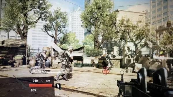 Интерфейс Heavy Fire Shattered Spear во время прохождения