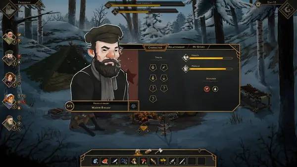 Интерфейс Help Will Come Tomorrow во время прохождения