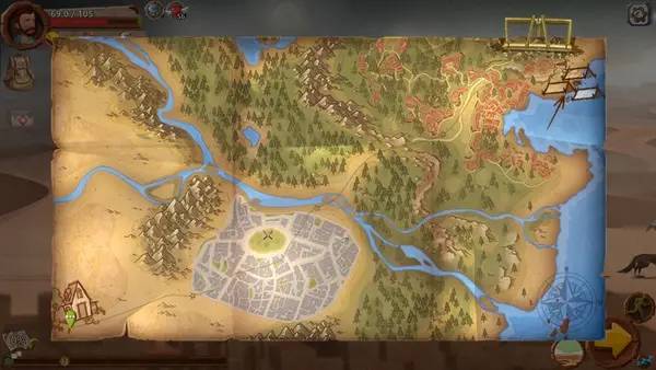 Интерфейс Home Behind во время прохождения