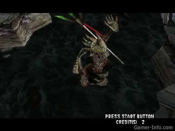 Интерфейс House of the dead 2 во время прохождения