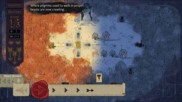 Интерфейс Howl во время прохождения