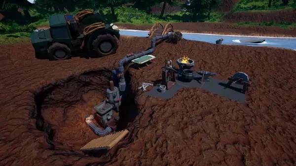 Интерфейс Hydroneer во время прохождения