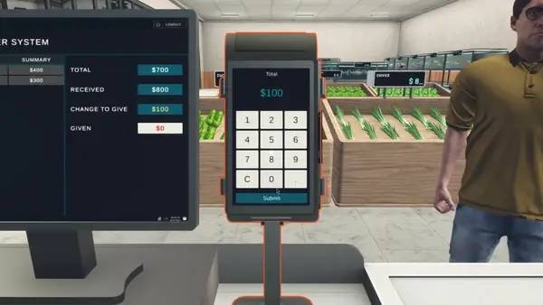 Интерфейс Hydroponics Farm and Store Simulator во время прохождения