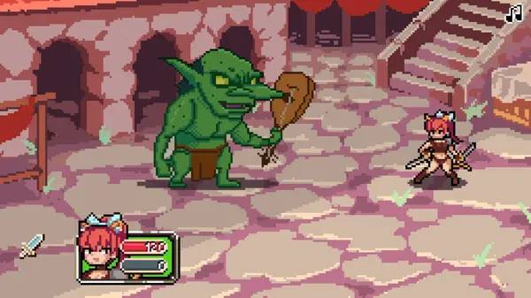 Интерфейс Ignis Universia Eternal Sisters Saga DX во время прохождения