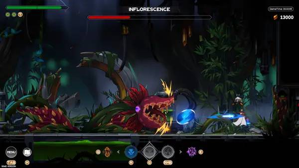 Интерфейс INAYAH - Life after Gods во время прохождения