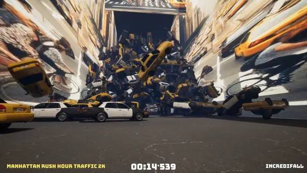 Интерфейс Incredifall во время прохождения