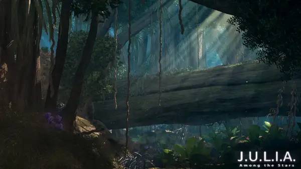 Интерфейс J.U.L.I.A. Among the Stars во время прохождения