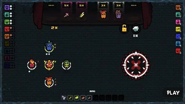 Интерфейс Just King во время прохождения