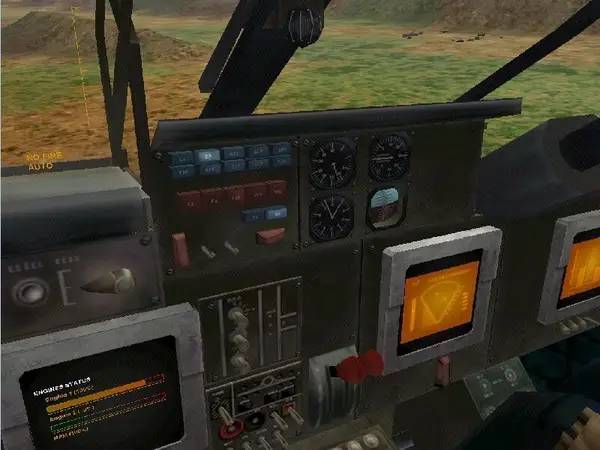 Интерфейс KA-52 Team Alligator во время прохождения