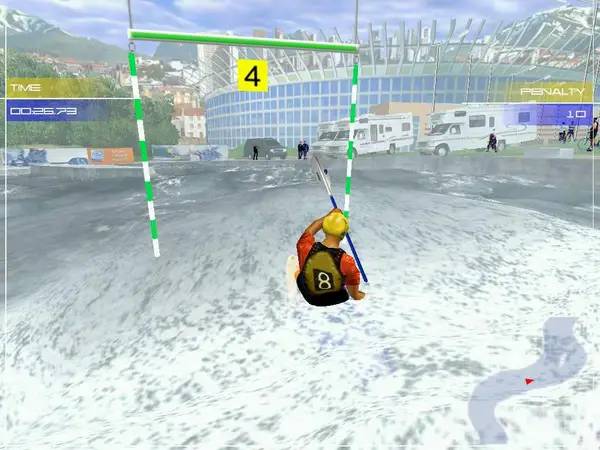 Интерфейс Kayak Extreme во время прохождения