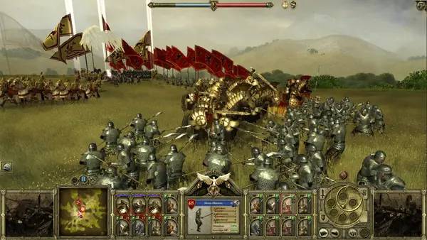 Интерфейс King Arthur Collection во время прохождения