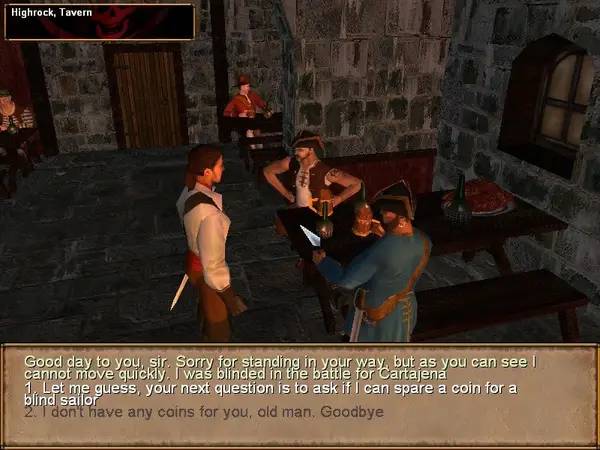 Интерфейс Корсары Проклятие дальних морей во время прохождения