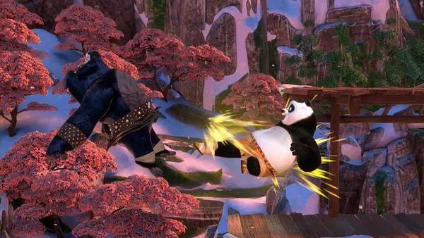 Интерфейс Kung Fu Panda Showdown of Legendary Legends во время прохождения