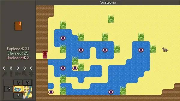 Интерфейс Leaf's Odyssey во время прохождения