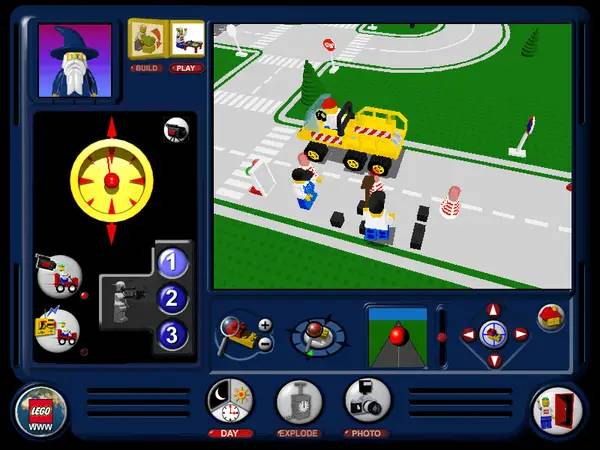 Интерфейс LEGO Creator во время прохождения