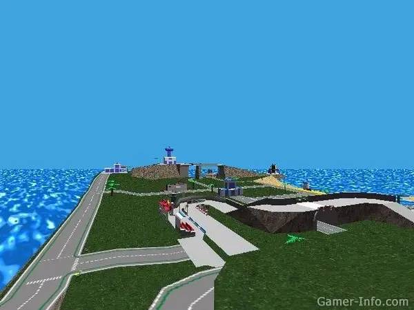 Интерфейс Lego Island во время прохождения