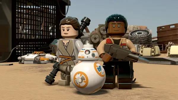 Интерфейс LEGO STAR WARS The Force Awakens во время прохождения