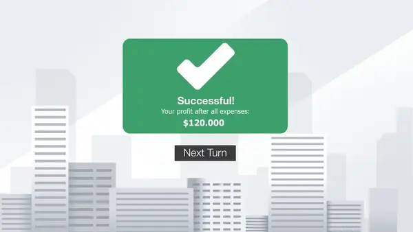 Интерфейс Life of a Capitalist во время прохождения