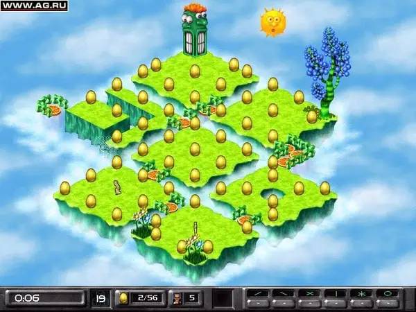 Интерфейс Lode Runner 2 во время прохождения